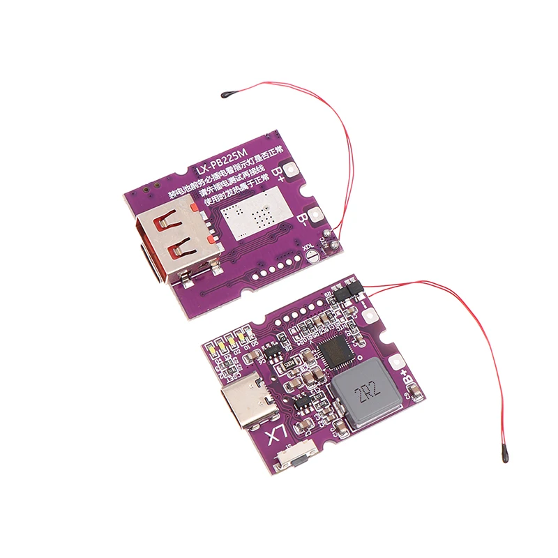 Placa de circuito de módulo de potencia móvil de carga rápida bidireccional, Banco de energía de 22,5 W con soporte USB tipo C Digital/ligero PD/QC