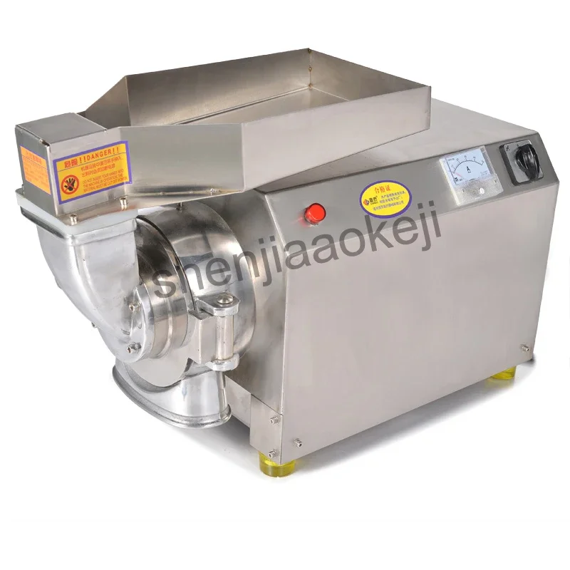 

New Upgrade Stainless Steel Commercial Chinese Herbal Medicine Grinder Electric Grinding Maching Pulverizer 220v 2200w 1pc