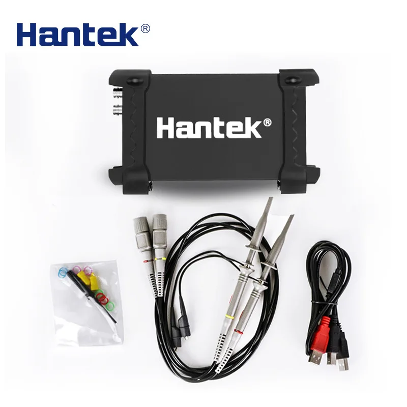 Hantek Car Maintenance Oscilloscope Laptop USB Digital Storage Virtual Oscilloscope 2-channel 20Mhz Handheld Oscilloscope 6022BE