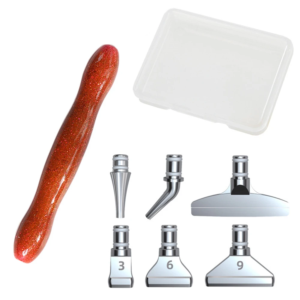 Ergonomic Glitter Resin Diamond Painting Pen Diamond Painting Tool and Accessories Point Drill Pen With Metal Pen Heads Kits