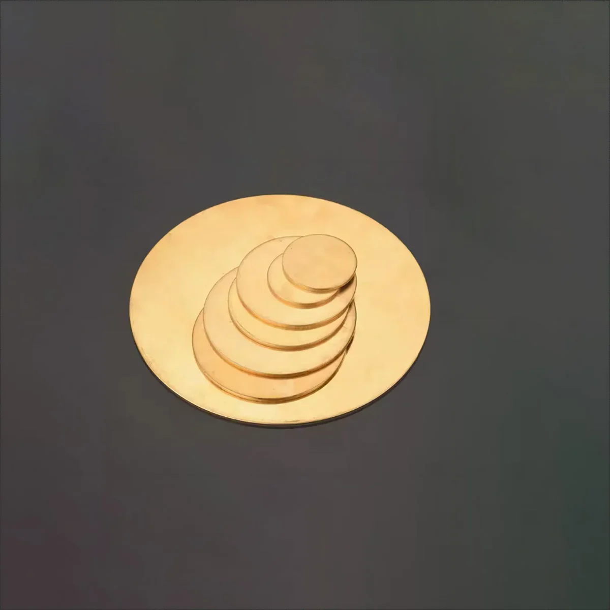 H62 Brass Circular Plate, Copper Disc, Brass Gasket 0.5 0.8 1 1.5 2 Laser Cutting