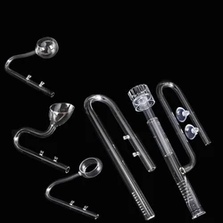 skimmer Glass lily pipe spin surface inflow outflow 13/17mm aquarium water plant tank filter ADA quality Fish Tank Filter