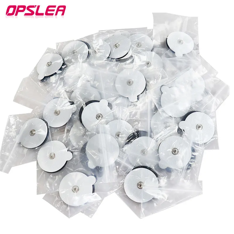 

50/100pcs Round TENS EMS Electrode Pads for Pulse Electric Digital Therapy Massage Machine Slimming Muscle Stimulation Patches