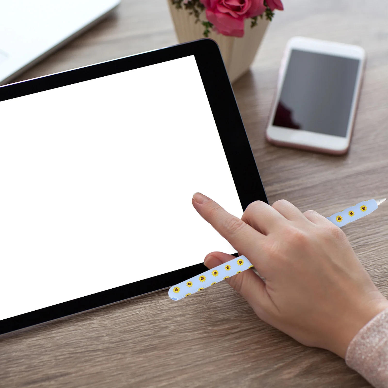 

Мультяшный силиконовый чехол для стилуса, защита для установки, регулируемая посадка, противоскользящая защита от падения, полная защита, совместимость