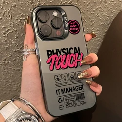 Luxury trend English letter label Case For Samsung Galaxy S24 S23 S22 S21 Ultra Plus S20 FE A14 A34 A13 A23 A33 A54 A53 Cover