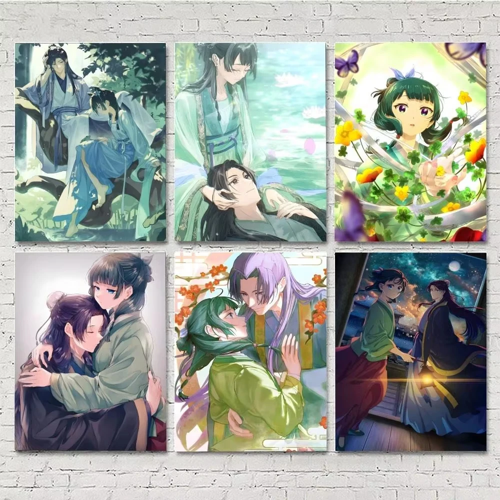 Rahmenloses 5D DIY Diamant-Malerei-Set „The Apothecary Diaries“ Anime Maomao Kunst Voll-Strass Wanddekoration Geschenk