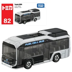 Takara Tomy Tomica No.82 Toyota Sora Fuel Cell-Omnibus Scale 1/137 Cars Diecast Metal Model Kids Xmas Gift Toys for Boys