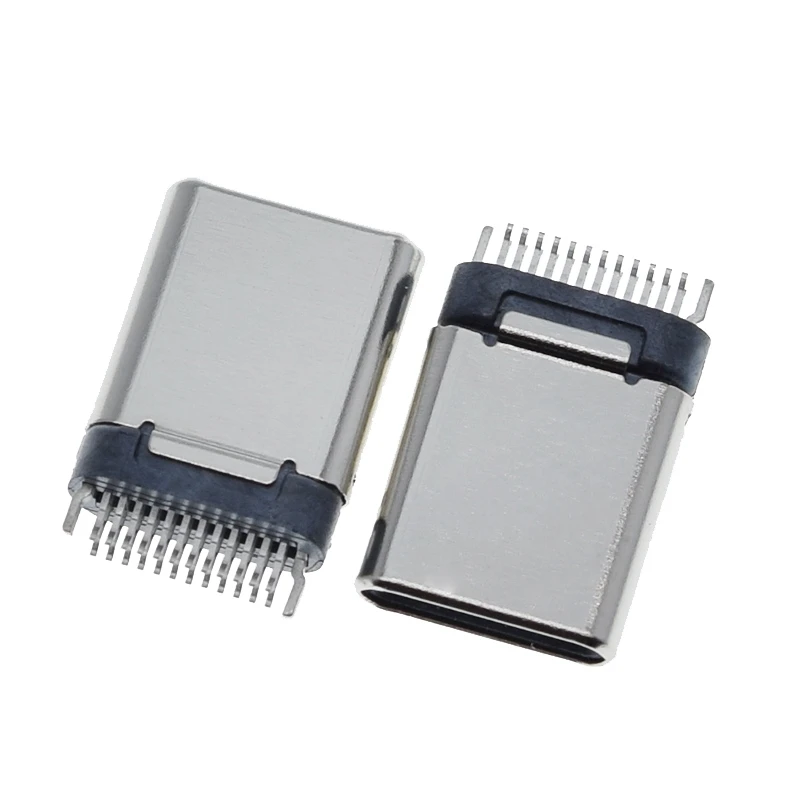 10/30 Stück USB 3.1 Typ-C SMT 24P 30V 2A Micro-USB-Steckverbinder TZT Stecker Buchse Anschluss – Detail 4