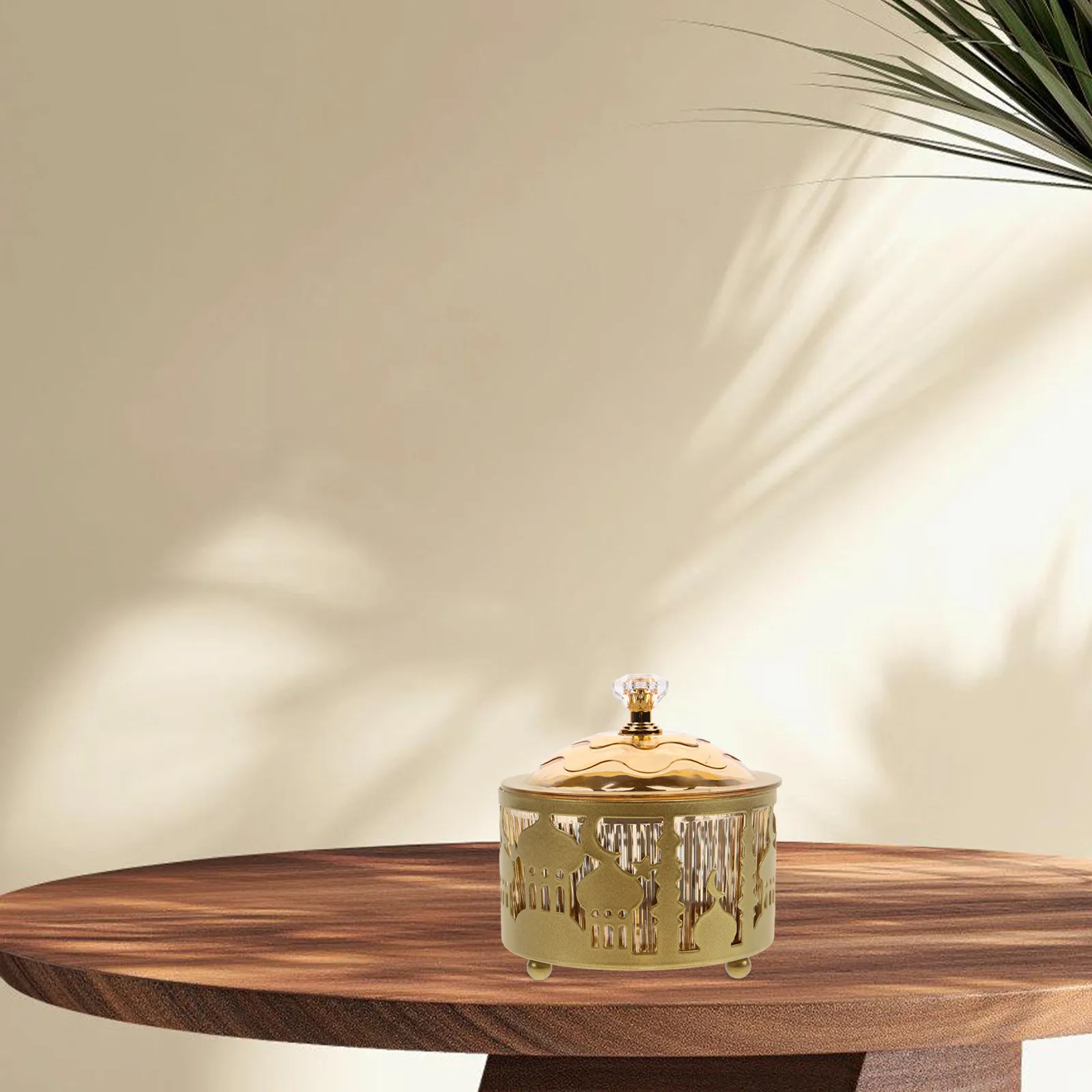 

Поднос для конфет на Рамадан и Ид, металлическая тарелка для десертов, банка для хранения сухофруктов, декор для дома, практичный гаджет