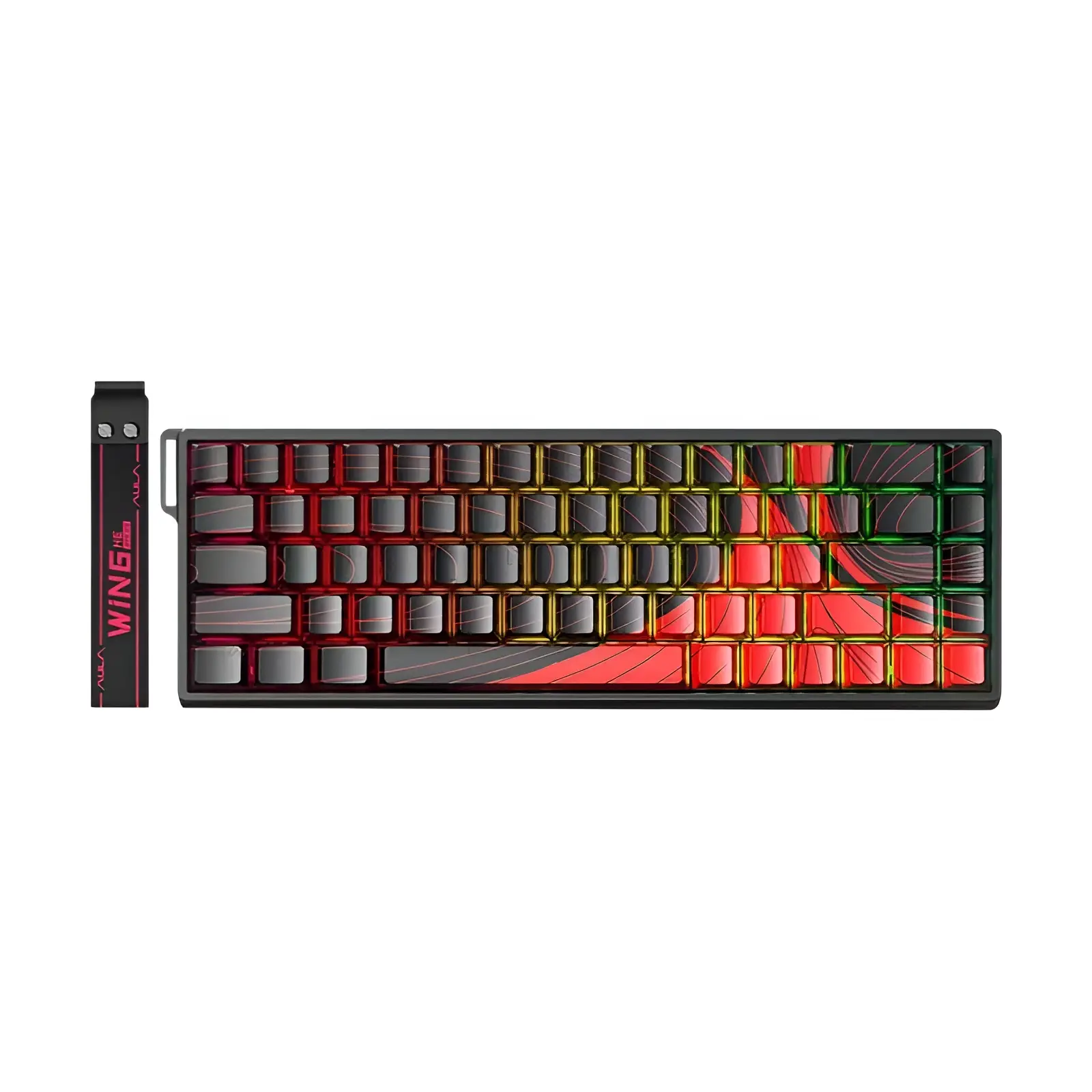 Aula win60 win68 he interruptor magnético teclados 8k teclado mecânico para jogos com fio esports rgb luz hot-swap para pc gamer presente