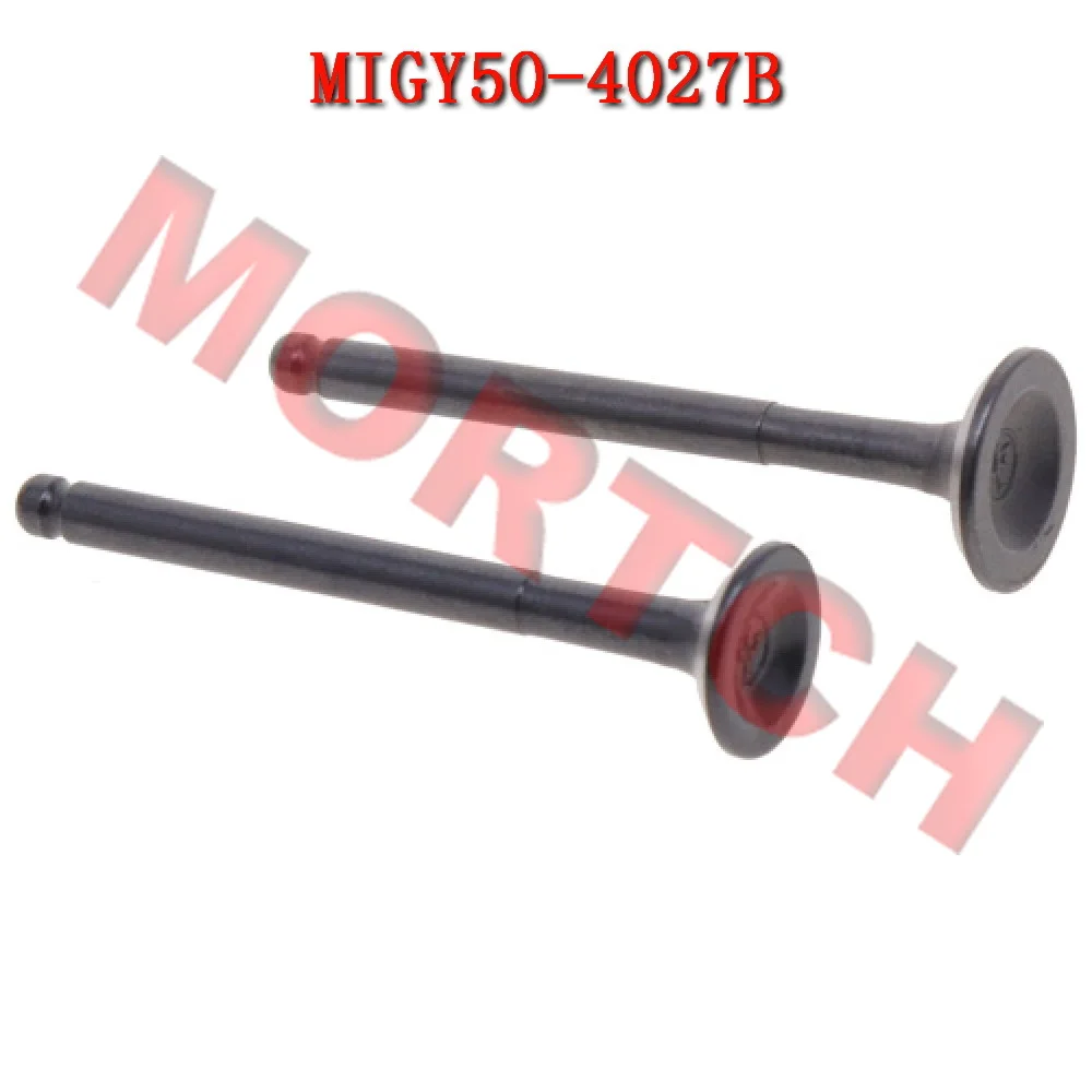 GY6 50cc 60cc 80cc 100cc 69mm INTAKE Inlet EXHAUST Valves Set Chinese 1P39QMB 1P39QMA Cylindr Head for Baotian Jonway scooter