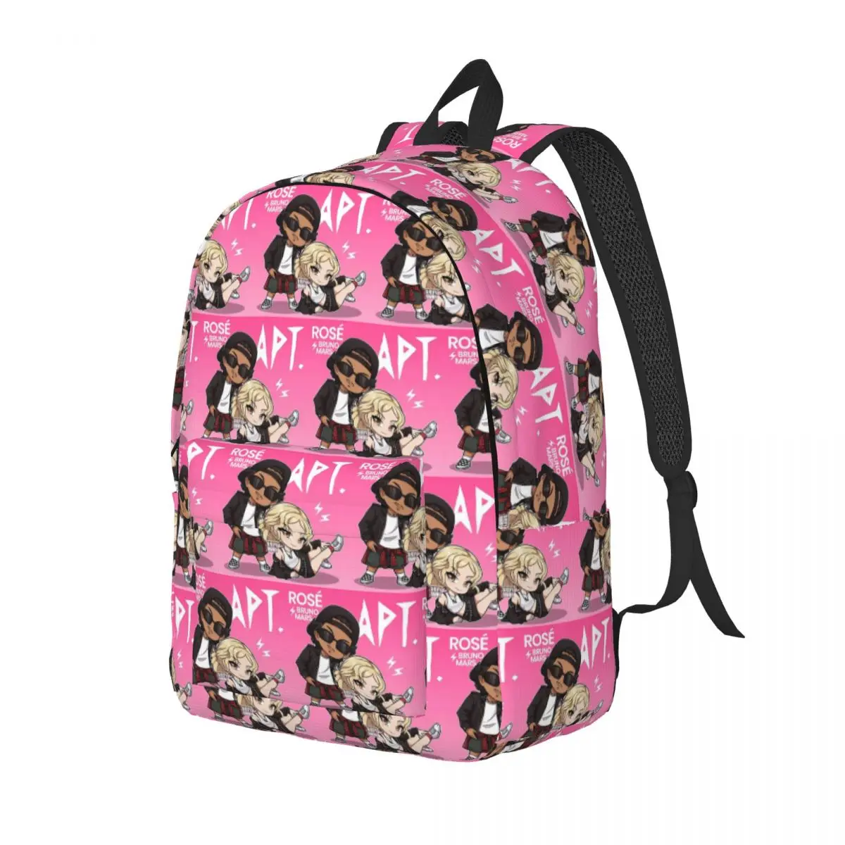 APT ROSE Bruno Mars Student Backpack School Bag Hiking Travel Daypack for Boys Girls Bookbag Shoulder Bags
