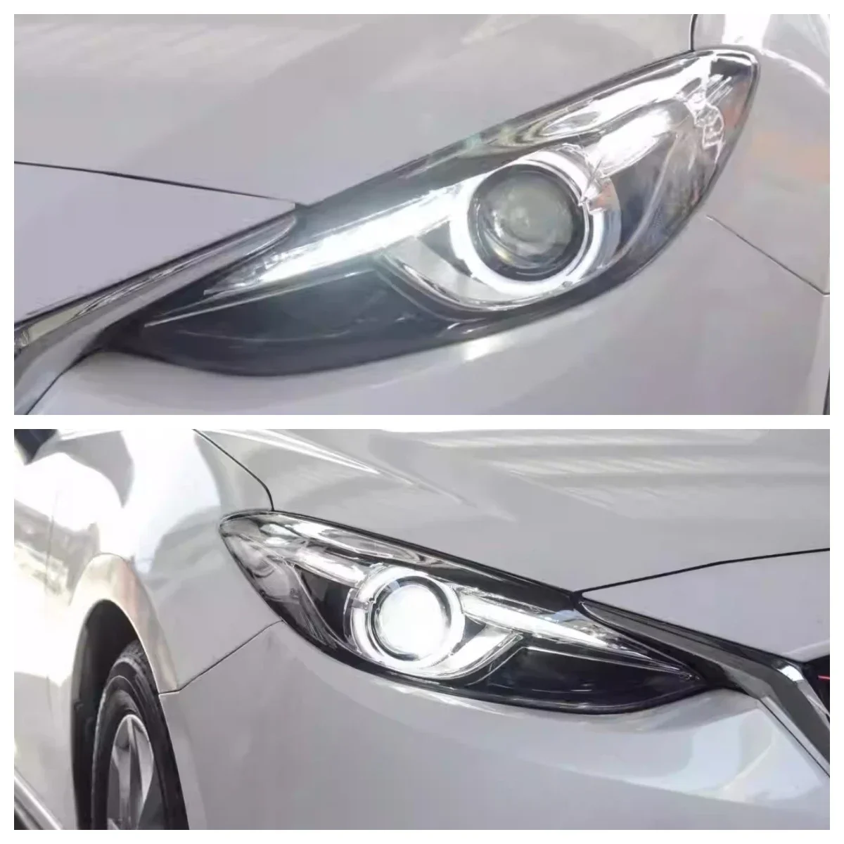 

Led Front Headlight Assembly for Mazda 3 14-16 Turn Signal Daytime Running Light Car Accessories