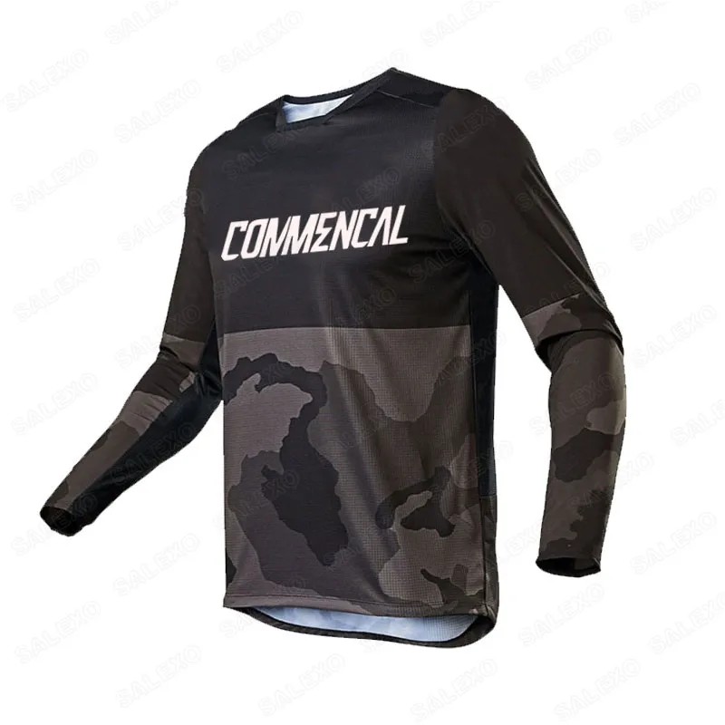 Commencal Motocross Sportwear Clothing Jersey Men Long Sleeves Downhill Jerseys MTB Bike Shirts Offroad DH Motorcycle Jersey