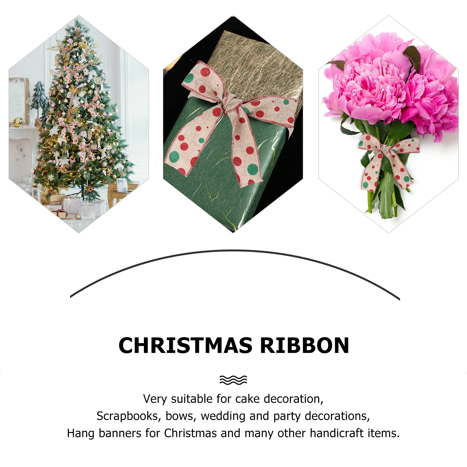 

Christmas Burlap Ribbon Jute Gift Wrapping Red Wired Trim For Wedding Home Party Crafts Decoration Xmas Ribbon Burlap