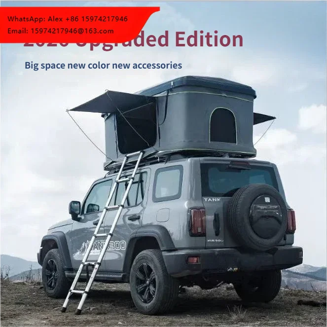 Manufacturer Wholesale Oxford Roof Tent Fully Automatic Hardtop Folding Four-season Single Layer Quick Open Off-road Vehicle