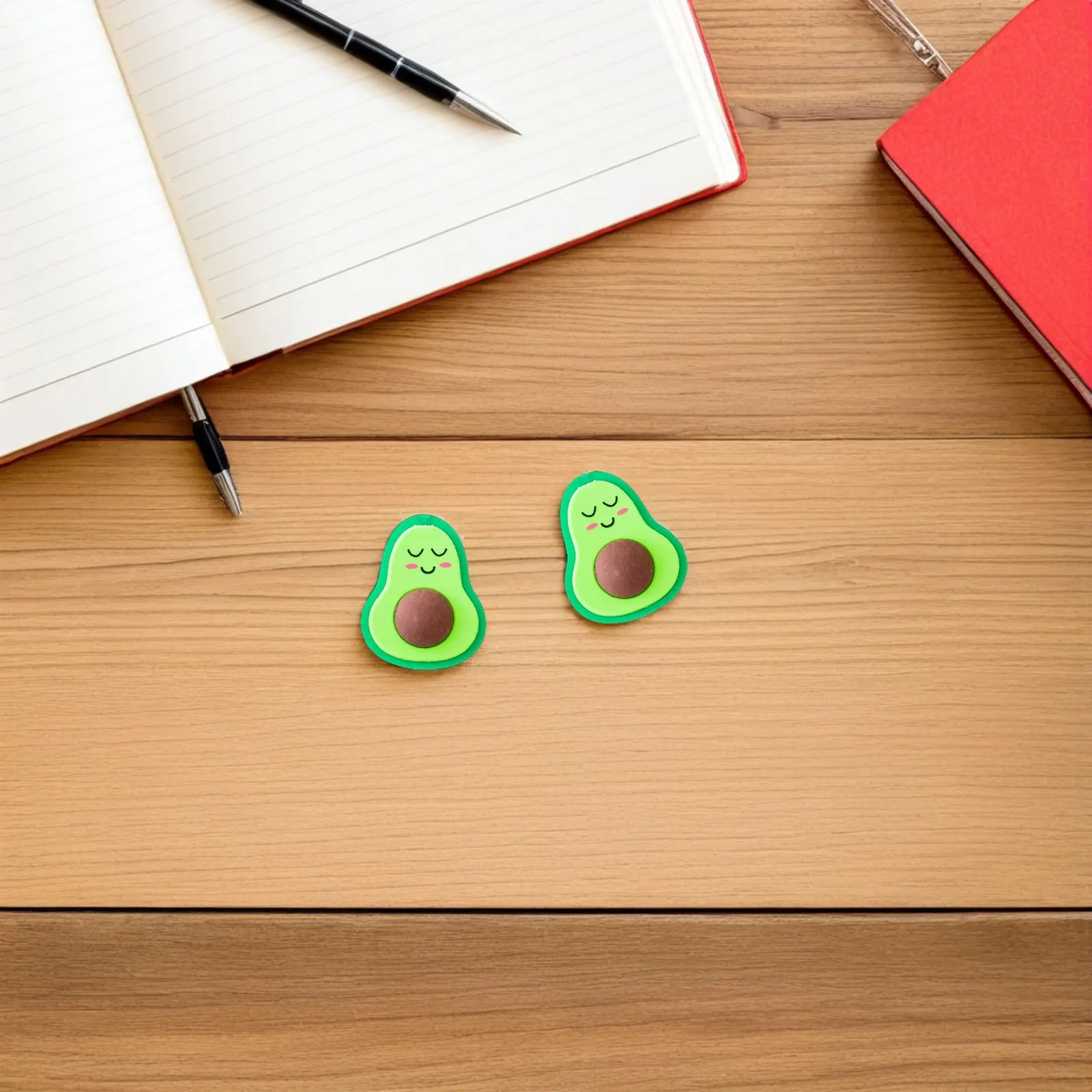 

18 шт. милых ластиков в форме авокадо, мультяшные мини-ластики для школьников, канцелярские товары, забавные развивающие подарки