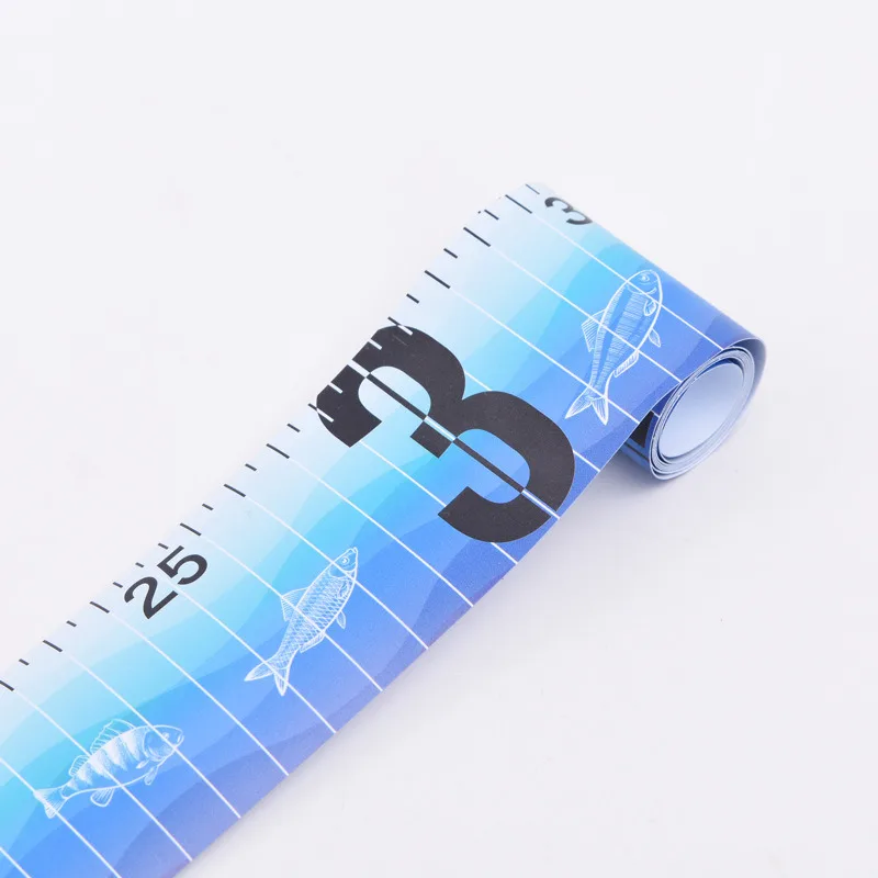 1Pcs Waterproof Fish Measuring Ruler 90cm/35in Foldable Fishing Measuring Tape Sticker Fishing Accessories Tackle Tool