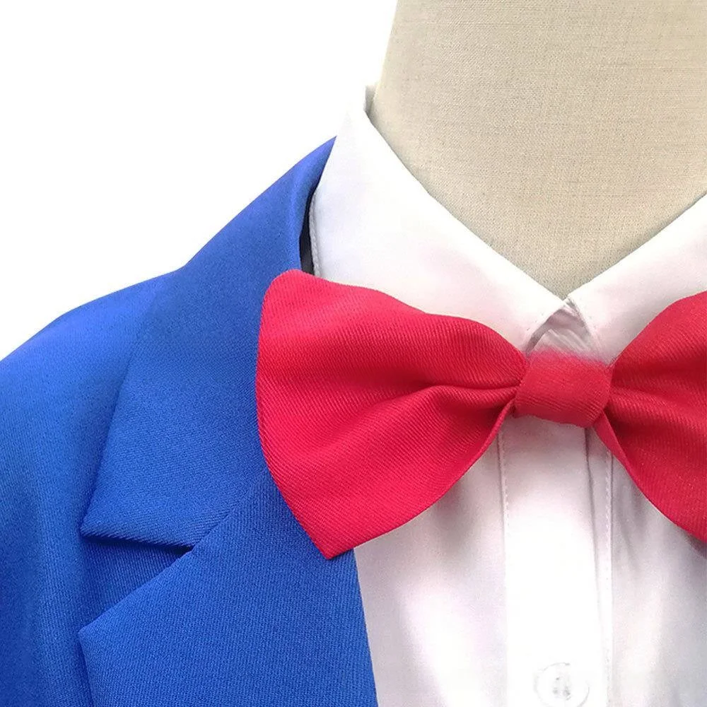 زي تنكري للجنسين مستوحى من شخصية المحقق كونان إيدوغاوا كونان كيد، مناسب لمعارض الكوميك وحفلات الهالوين، زي صيني تقليدي للنساء #1