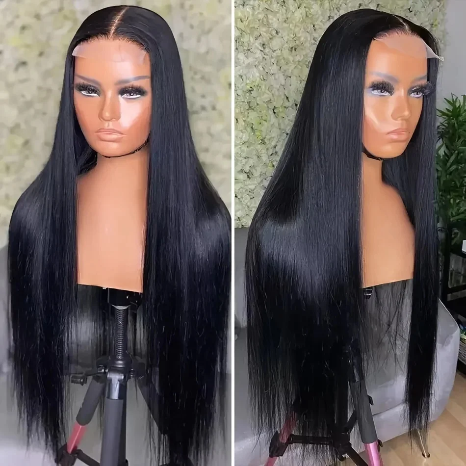 Nadine 13x4 Straight 360 full Lace Front Wig Human Hair Wigs 30 40 Inch Pre Plucked 13x6 Transparent Human Hair Lace Frontal Wig