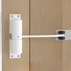 Cierrapuertas automático de metal ajustable, silencioso y duradero