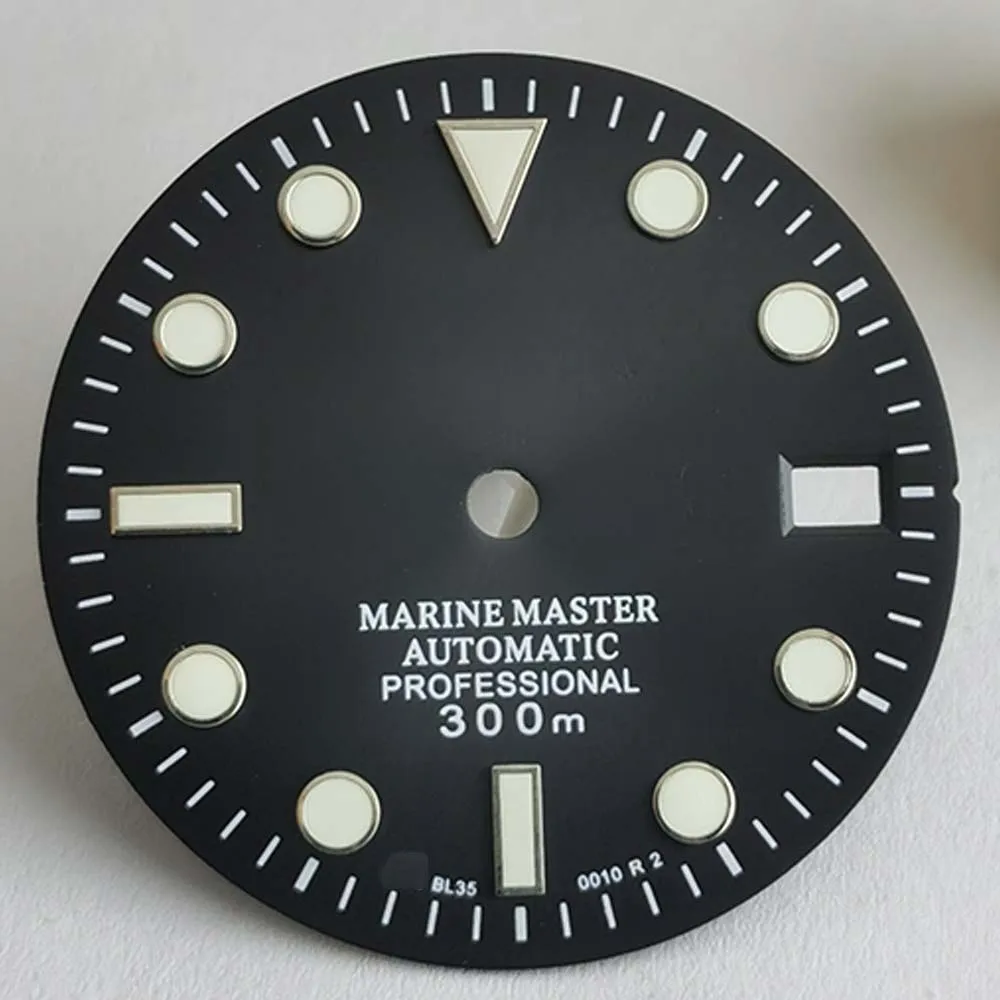 New Water Ghost NH35 S dial 28.5mm green glow-in-the-dark NH36/4R35/4R36 literal watch accessories