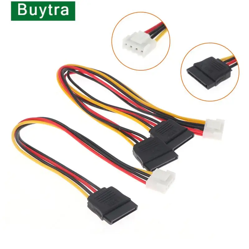 New 4Pin To SATA Power Cable For Hikvision DAHUA Mini VCR IP Camera CCTV Hard Disk Power One To One/One To Two VH3.96