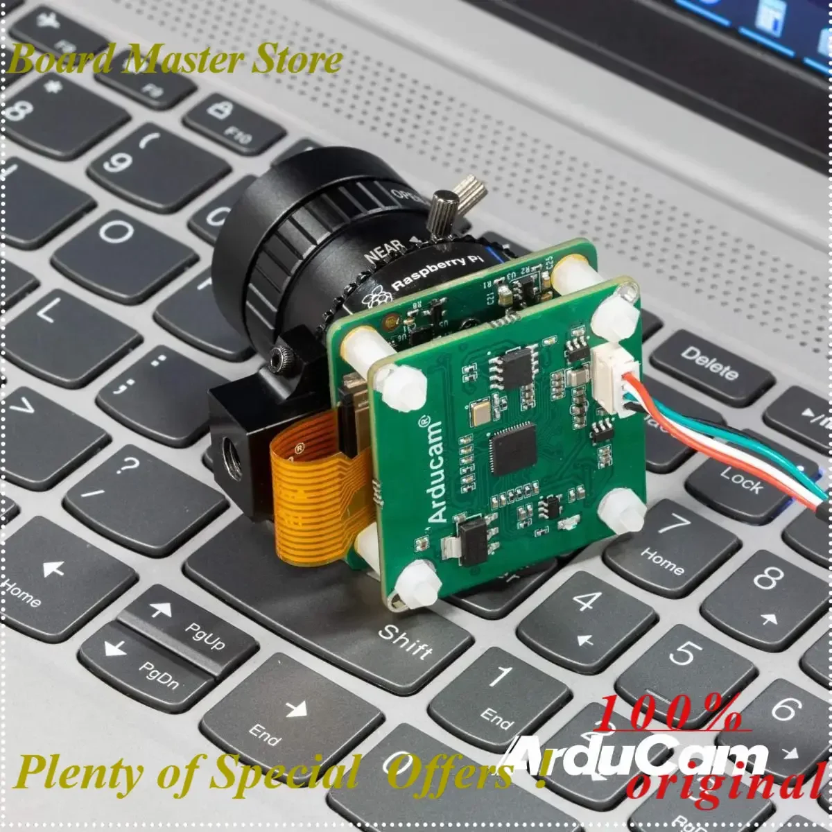 BoMaSCSI-USB UVC Camera Adapter Board For 12.3MP IMX477 Raspberry Pi Camera