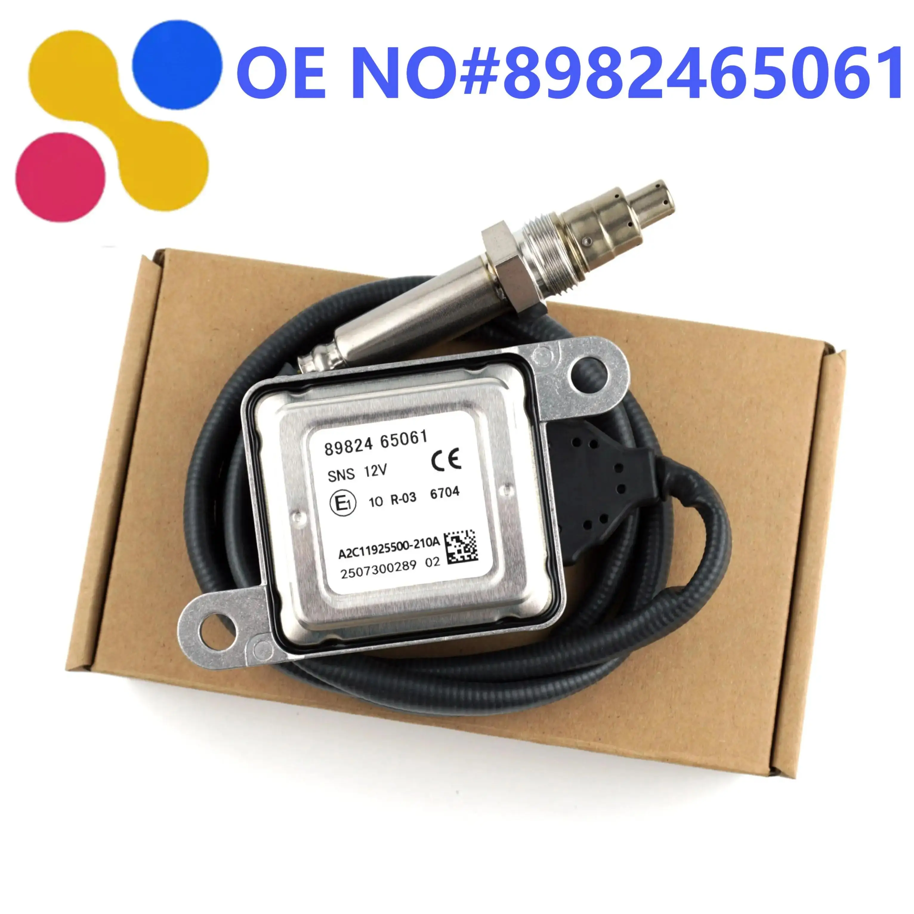 

8982465061 89824 65061 New Nitrogen Oxide NOx Sensor For Isuzu NPR NQR 4HK1 and 4JJ1 Engines 8982465061 8-98246506-1
