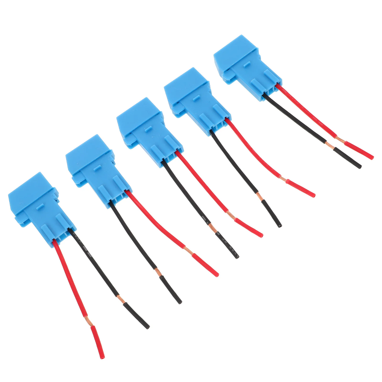 

5pcs Car Holder Inline Fuse Adapter Waterproof For Automotive Marine Rv Electrical Systems Sky-Blue Mini Fuse Socket Auto