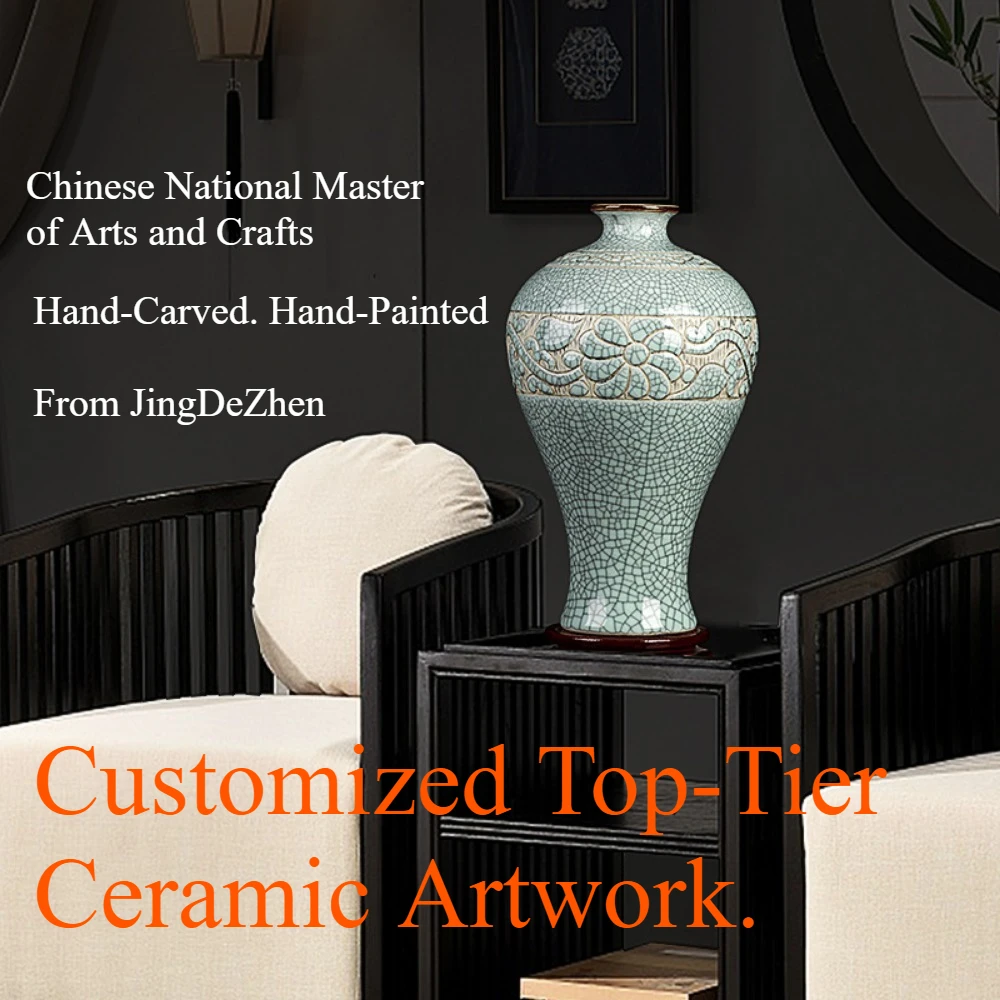 

Large Ceramic Porcelain Portrait, Plate Painting Thangka, Custom Bodhisattva Figure Scenery, Jingdezhen Decorative Ornament