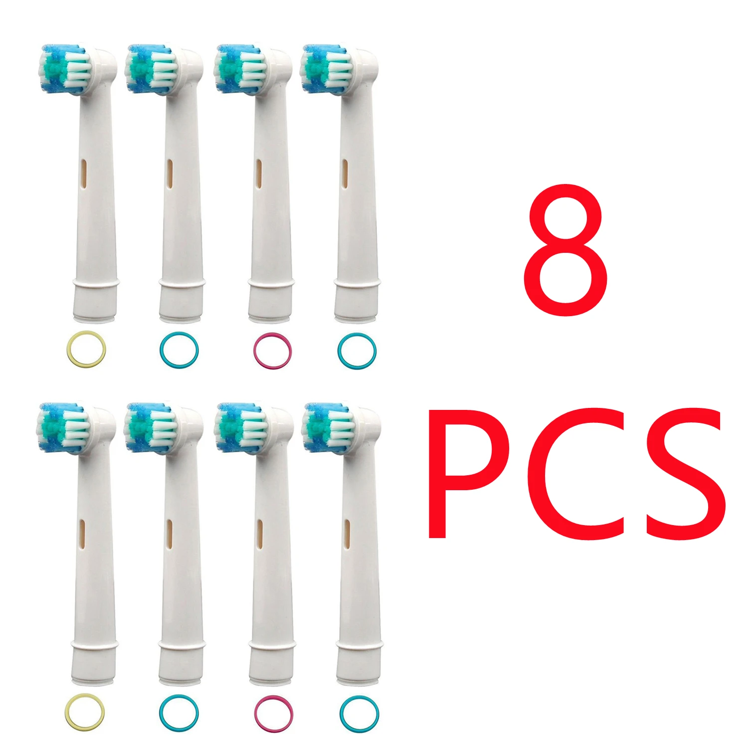 8Pcs Electric Toothbrush Replacement Brush Heads For Braun Oral B Electric Toothbrush