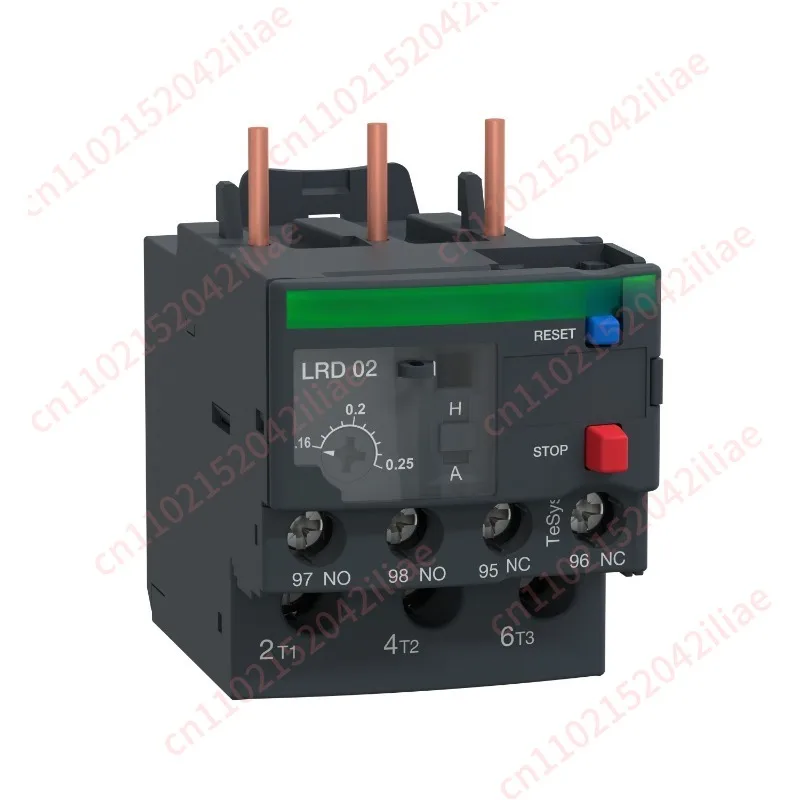 Overload relay 0.1a/38a low voltage three-pole motor protection thermal relay