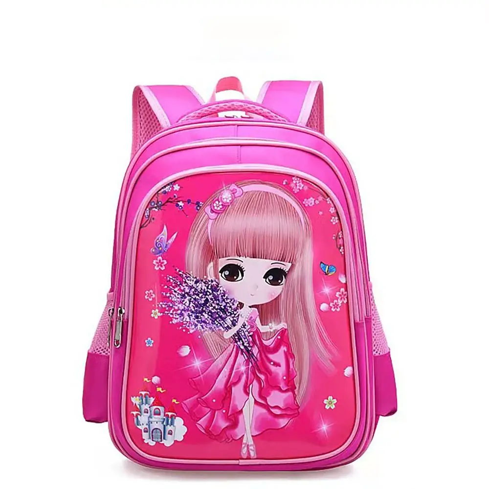 Cute Large Capacity Schoolbag Washable Waterproof Versatile Backpack Breathable Back Pad Cartoon Travel Bag Student