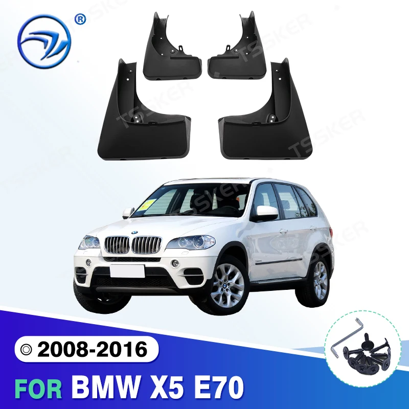 

Car Fender Flares Mud Sludge Splash Guards for BMW X5 E70 2008-2016 Mud Flaps Mudguards Mudflaps