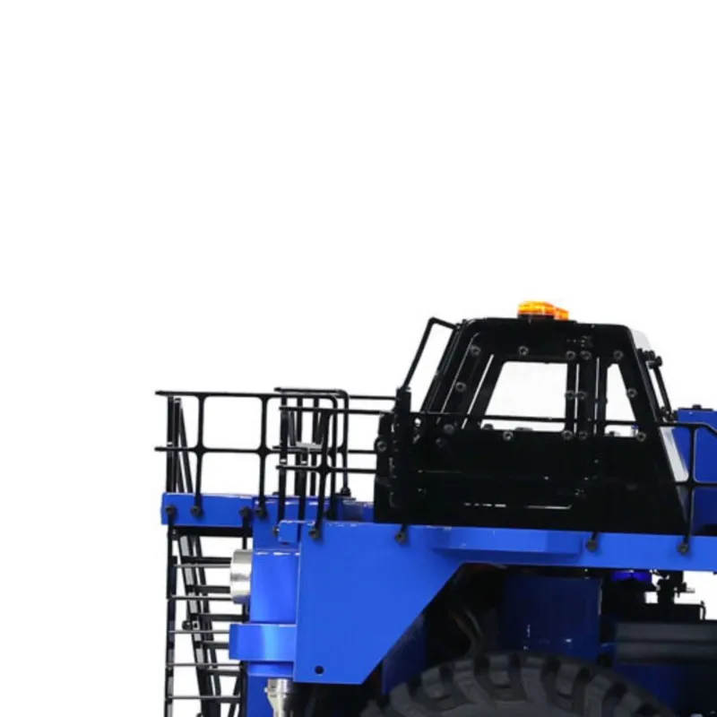 

Синий 793D RC гидравлический металлический горнодобывающий грузовик Модель масштаба 1/20 с дистанционным управлением Самосвал Автомобиль Предупреждающие звуки Световая система TH24198