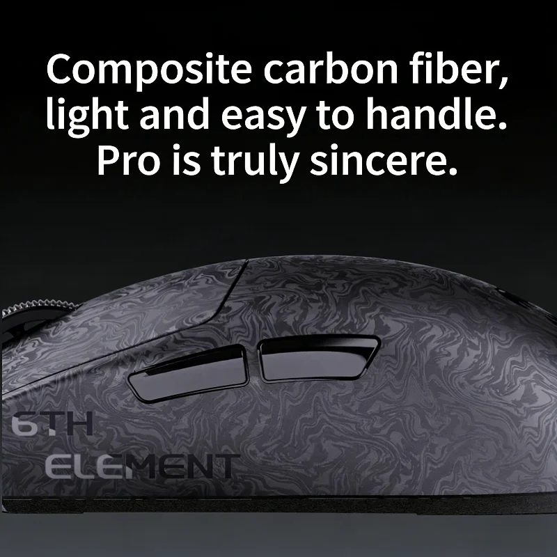 MLOONG MX301 PRO Wireless Gaming Mouse 16000DPI 1000Hz Polling Rate 300IPS Low Latency Wireless Carbon Fiber Mice Customize
