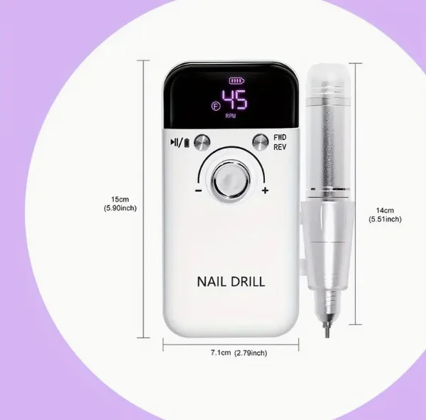 Oplaadbare nagellakmachine, professionele nagelverwijdering, fysieke nagelverwijdering, laat je snel een lichte nagel creëren.