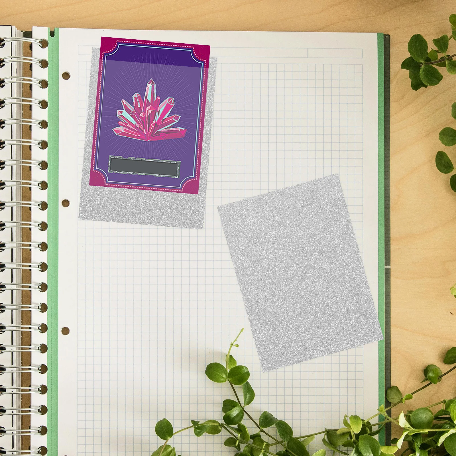 50Pcs Trading Card Sleeves Glitter Matte Double Layer 61x91mm Silver Sleeves Protective Holder for Sports Baseball