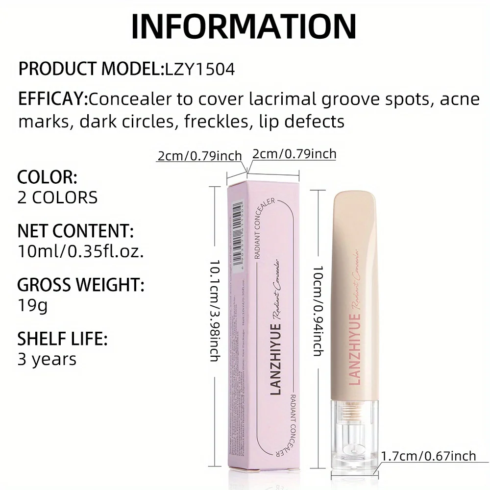 Concealer cream to cover facial spots and acne marks Powerful giant concealer stick pen