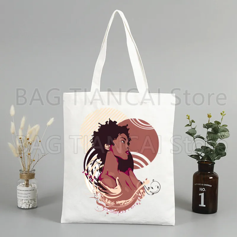 Fugees refuges Lauryn Hill borse per la spesa donna Tote Bag borsa da spiaggia Shopper borse borse borse a tracolla in tela ad alta capacità