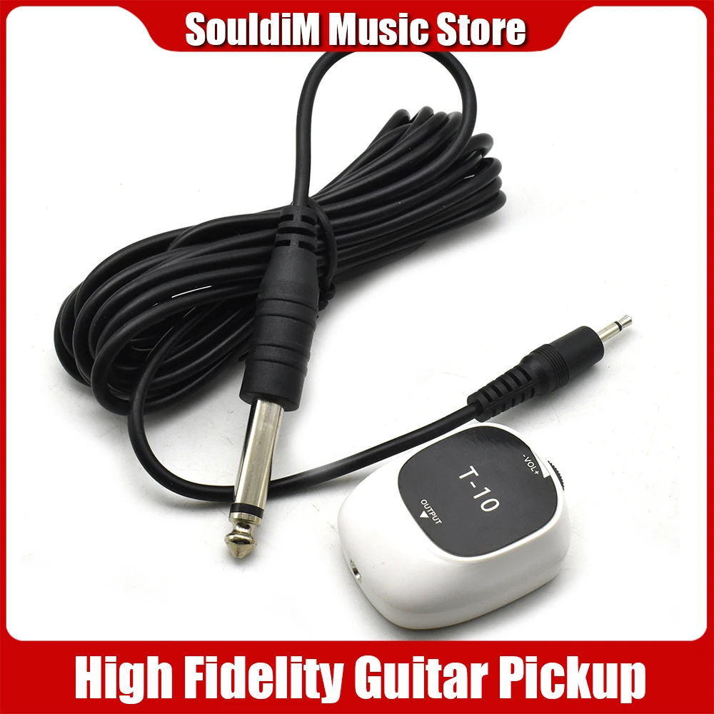 T-10 Acoustic Classical Guitar Pickup Folk High Fidelity Guitar Pickup Ukulele Kalimba Madolin Pickup