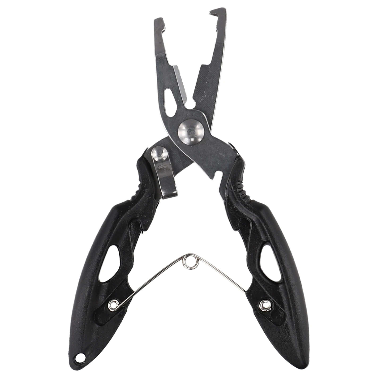 Small Size Lure Pliers Fishing Stainless Steel Plier Split Ring-Hook Remover-Line Cutter Scissors Fishing Tackles Versatile Tool