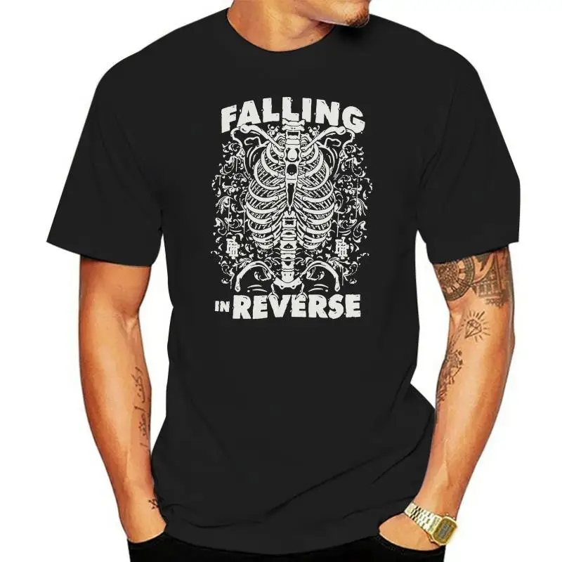 Falling In Reverse Men'S Structure Tee T-Shirt X-Large Black 847191062109 ?Casual Print Fashion Tee Shirt