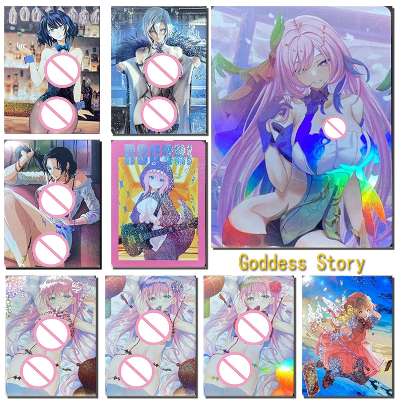 

New Goddess Story Elysia Boa Hancock Fubuki Gotoh Hitori Color Flashcards Children's Toys Collection Birthday Christmas Gifts