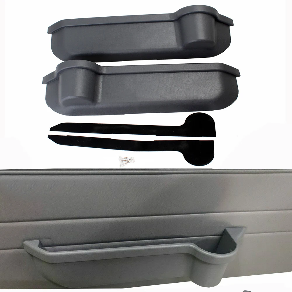 

2x Car Front Door Storage Box Organizer Container Holder For Toyota Land Cruiser 70 80 Seires LC70 LC71 LC75 LC76 LC77 LC78 LC79