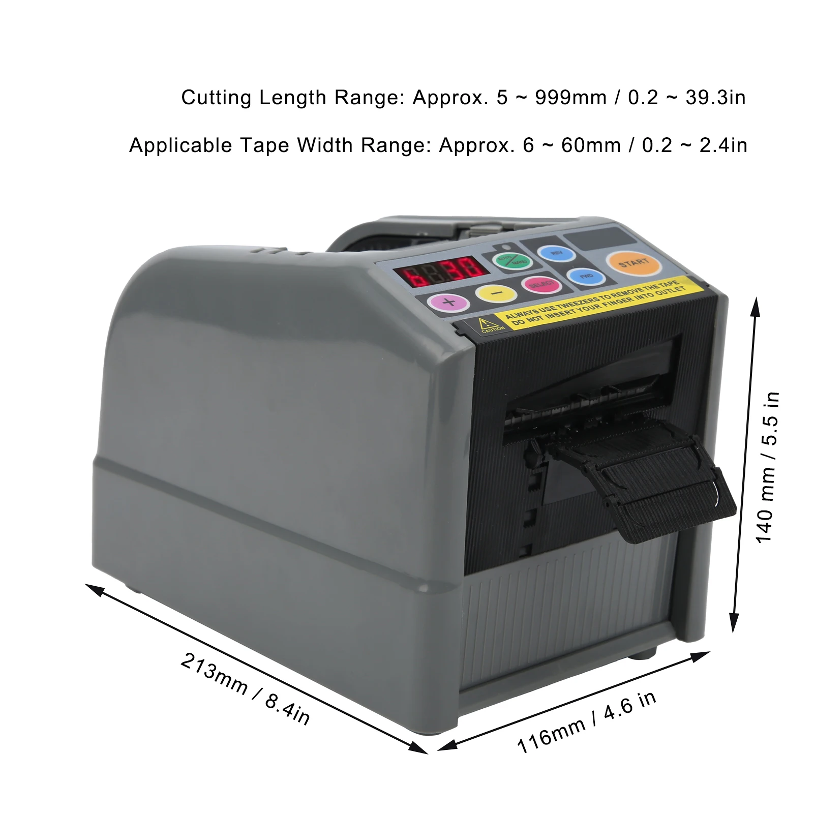 Electric Tape Dispenser Dual Sided Adhesive Cutting Machine Industrial Supplies JXD-60 Industrial Supplies Tape Cutting Machine
