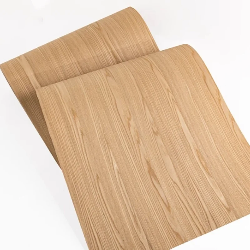 Natural Elm Pattern Wood Veneer  Thin Veneer Sheet Interior Decoration Veneer L: 2-2.5Meters/pcs Width:58cm T: 0.5mm