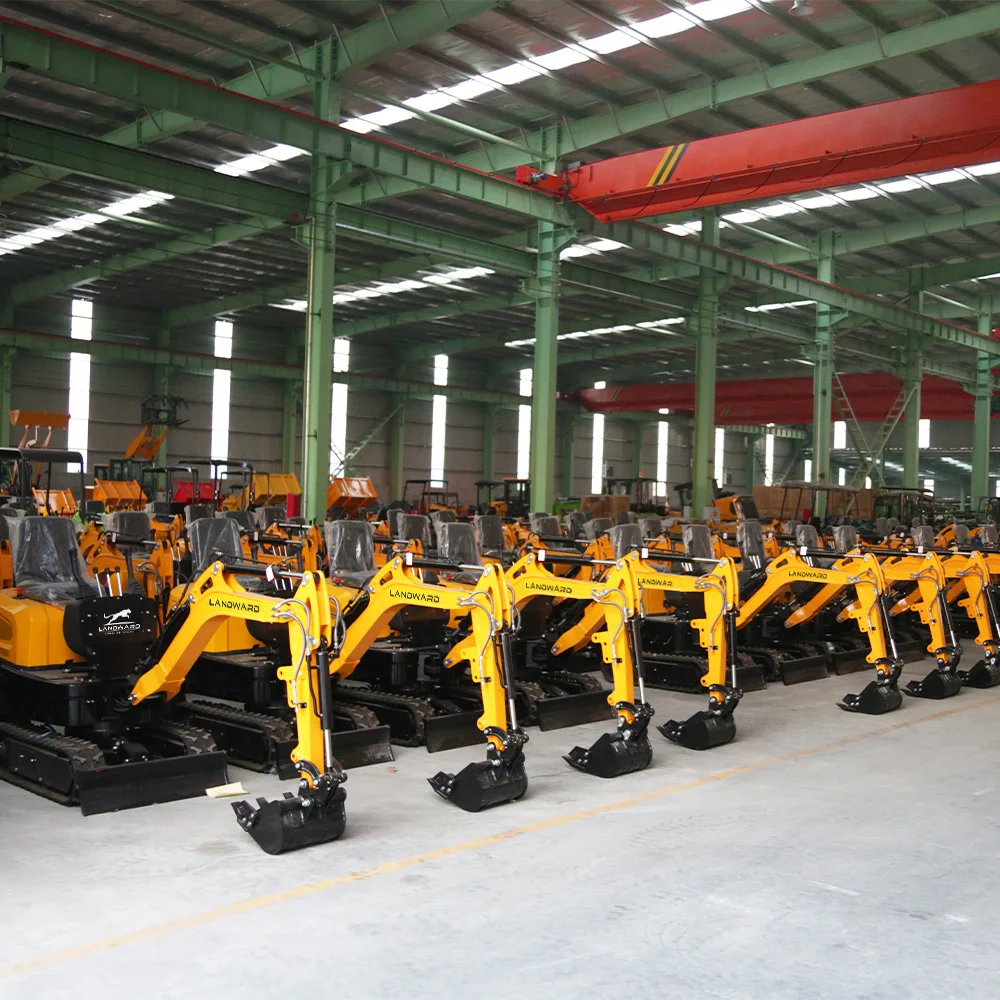 

Customize Mini Crawler Excavator CE EPA EURO 5 Hydraulic Crawler Small Excavator LANDWARD Factory Wholesale Mini Excavator 1 Ton