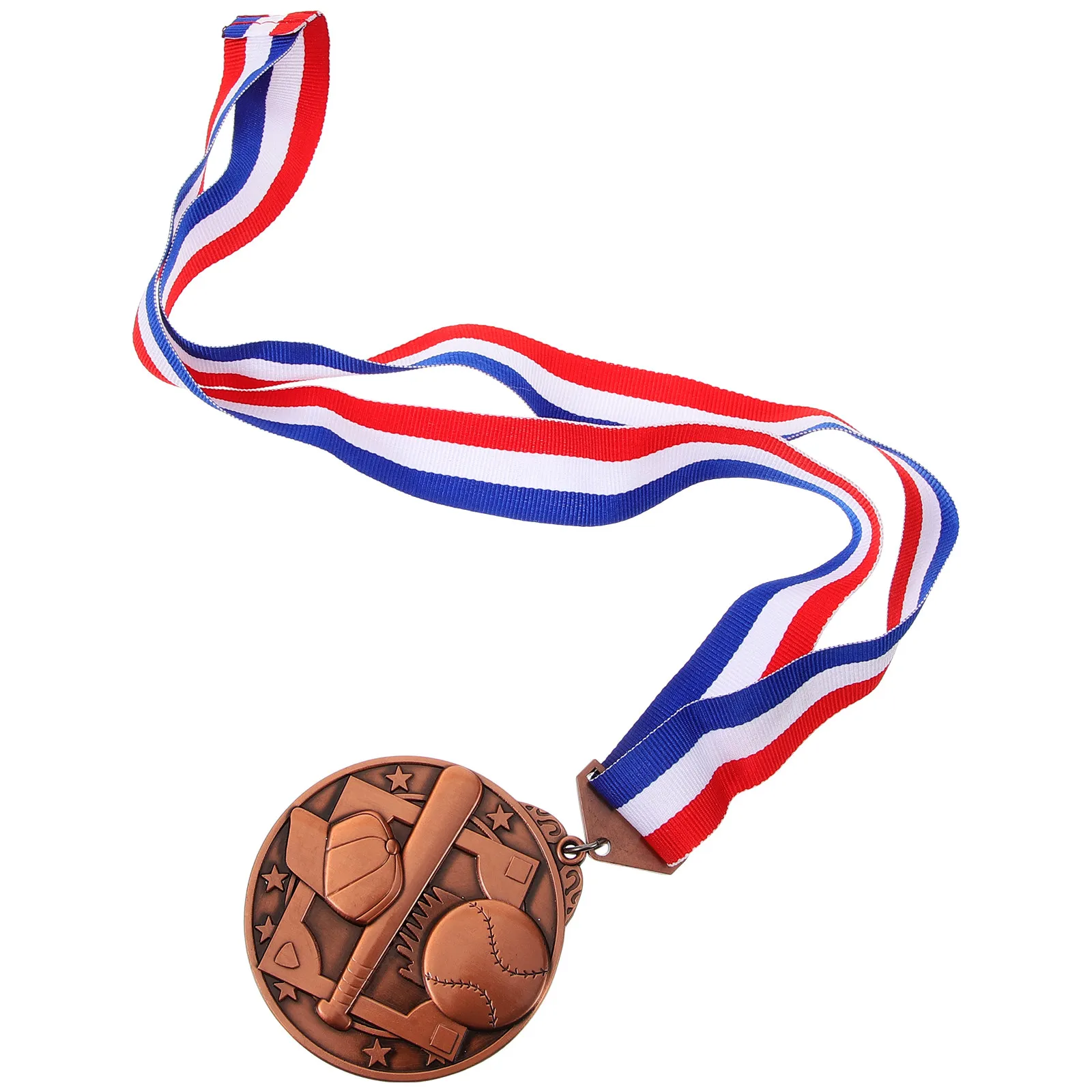 Baseball Medal Competition Award Funny Creative Zinc Alloy Hanging Sports Meeting Medal Decorative Award Accessory for Party